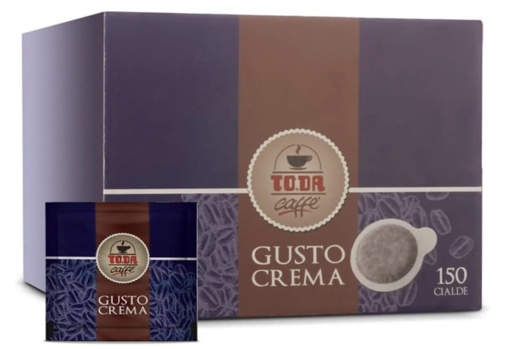 Caffè To.da | Gusto Crema | 150 Cialde + 50 Omaggio